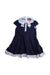 A Navy Short Sleeve Dresses from Ferrari in size 2T for girl. (Front View)