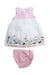 A Multicolour Dress Sets from Jojo Maman Bébé in size 12-18M for girl. (Front View)