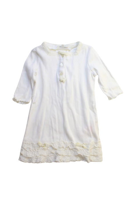 A White Long Sleeve Dresses from Nicholas & Bears in size 12-18M for girl. (Front View)