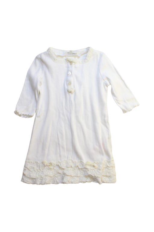 A White Long Sleeve Dresses from Nicholas & Bears in size 12-18M for girl. (Front View)