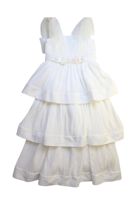 A White Sleeveless Dresses from Nicholas & Bears in size 8Y for girl. (Front View)