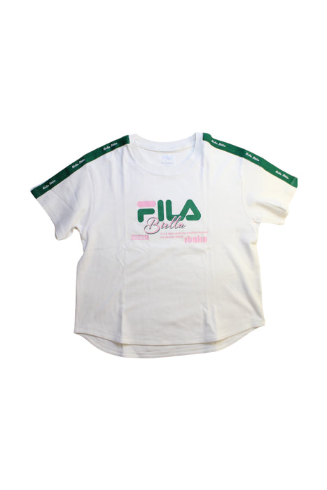 A White Short Sleeve T Shirts from Fila in size 12Y for girl. (Front View)