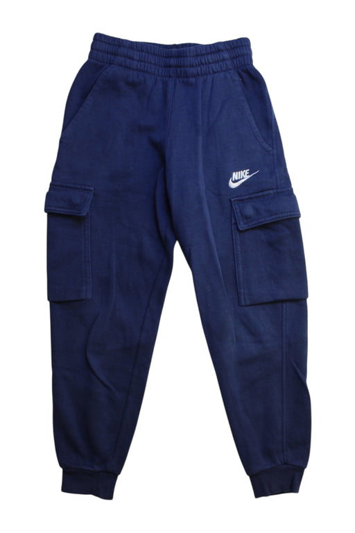 A Navy Sweatpants from Nike in size 10Y for boy. (Front View)