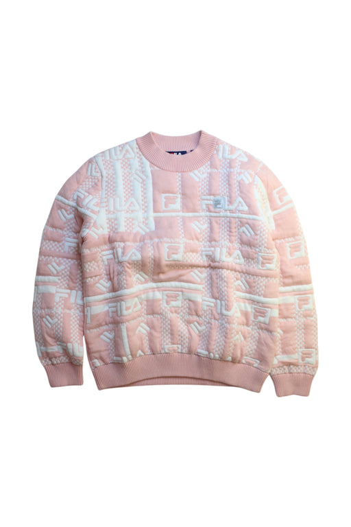 A Pink Crewneck Sweatshirts from Fila in size 14Y for girl. (Front View)