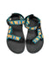 A Black Sandals from Teva in size 7Y for neutral. (Front View)