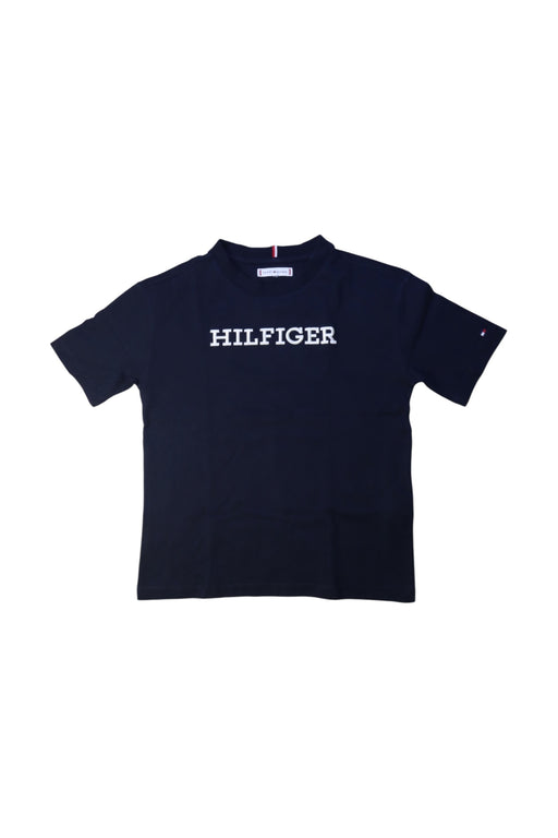 A Navy Short Sleeve T Shirts from Tommy Hilfiger in size 8Y for boy. (Front View)