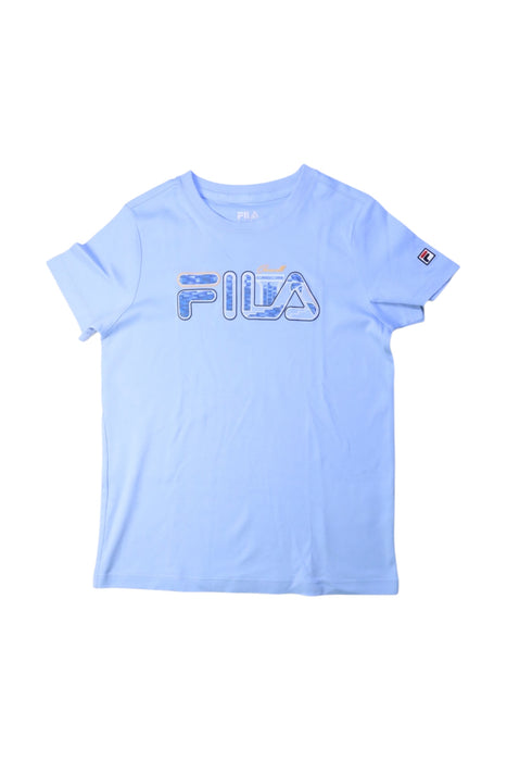 A Blue Short Sleeve T Shirts from Fila in size 7Y for boy. (Front View)