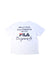 A White Short Sleeve T Shirts from Fila in size 7Y for boy. (Back View)