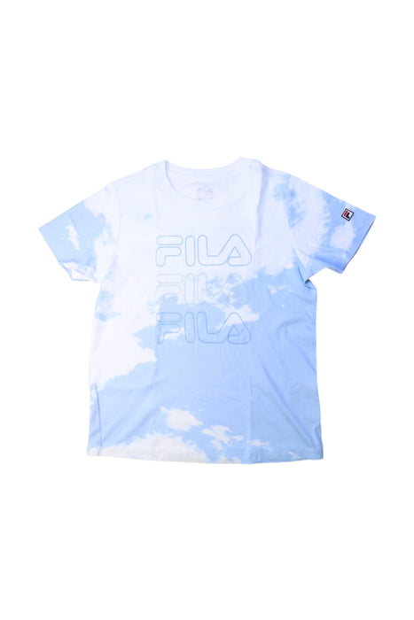 A Blue Short Sleeve T Shirts from Fila in size 7Y for boy. (Front View)
