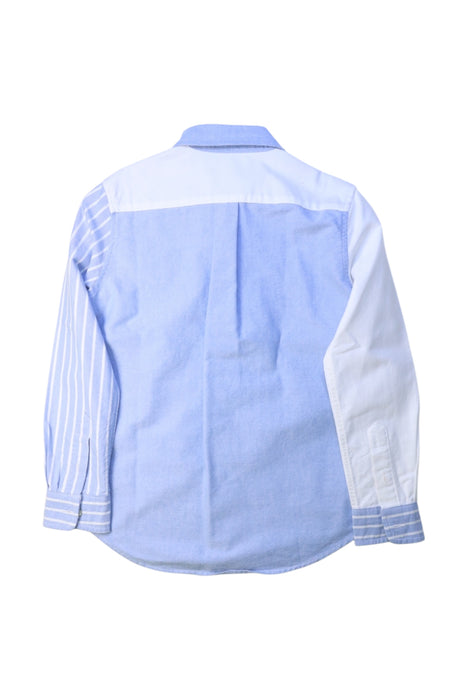 A Blue Long Sleeve Shirts from Ralph Lauren in size 7Y for boy. (Back View)