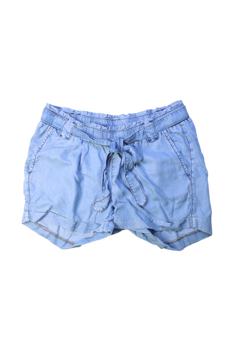 A Blue Shorts from Seraphine in size Maternity-M for maternity. (Front View)