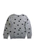 A Grey Crewneck Sweatshirts from Seed in size 6T for girl. (Back View)
