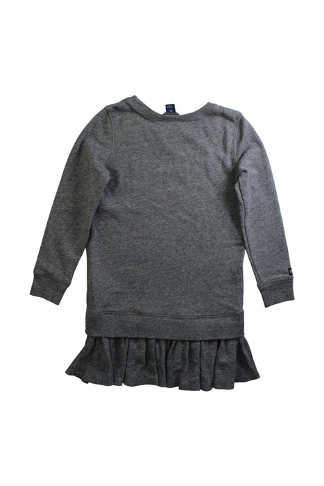 A Grey Sweater Dresses from Polo Ralph Lauren in size 6T for girl. (Back View)