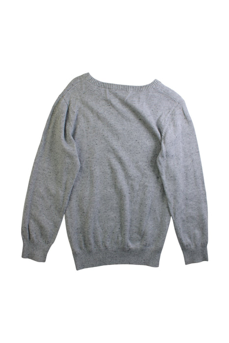 A Grey Knit Sweaters from Seed in size 8Y for boy. (Back View)