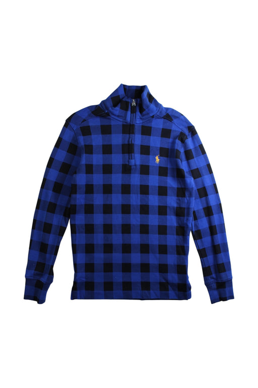 A Blue Long Sleeve Shirts from Polo Ralph Lauren in size 8Y for boy. (Front View)