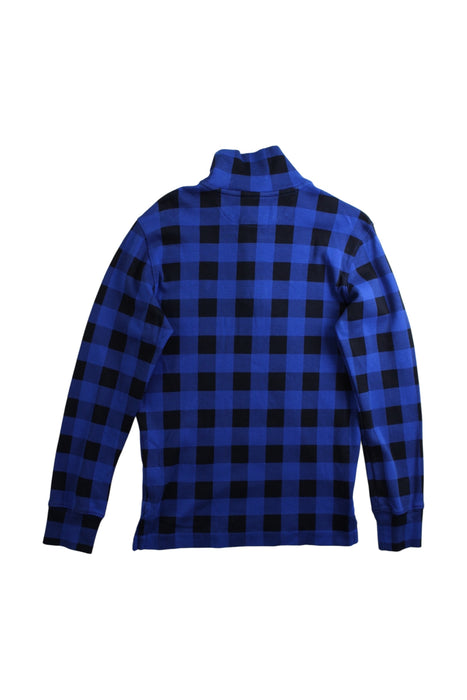 A Blue Long Sleeve Shirts from Polo Ralph Lauren in size 8Y for boy. (Back View)