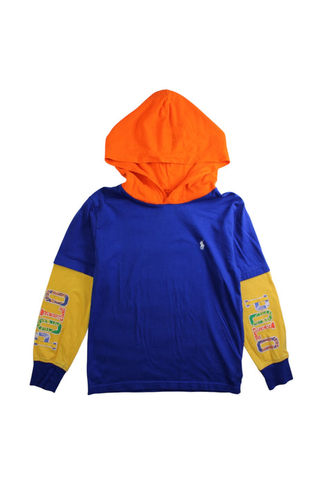 A Multicolour Hooded Sweatshirts from Polo Ralph Lauren in size 8Y for boy. (Front View)