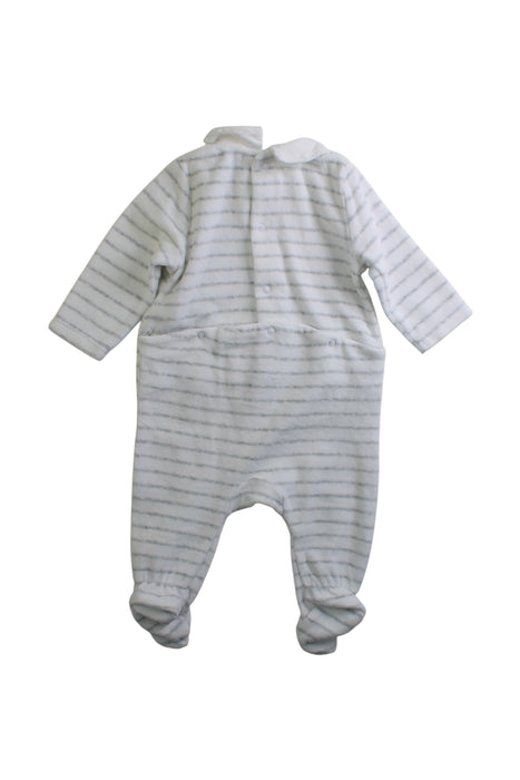 A White Onesies from Cyrillus in size 0-3M for boy. (Back View)