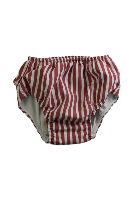 A Red Swim Diapers from LAESSIG in size 18-24M for girl. (Front View)