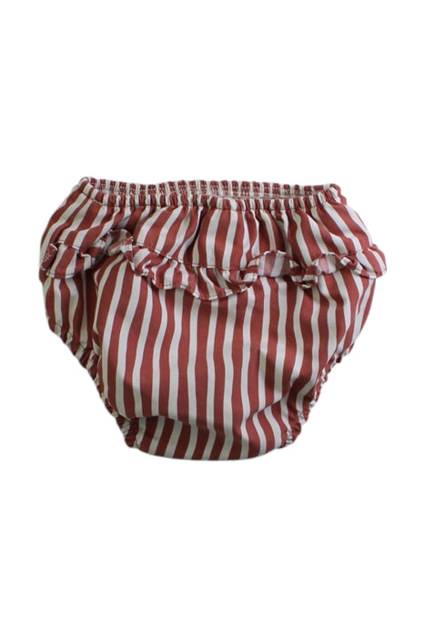 A Red Swim Diapers from LAESSIG in size 18-24M for girl. (Back View)