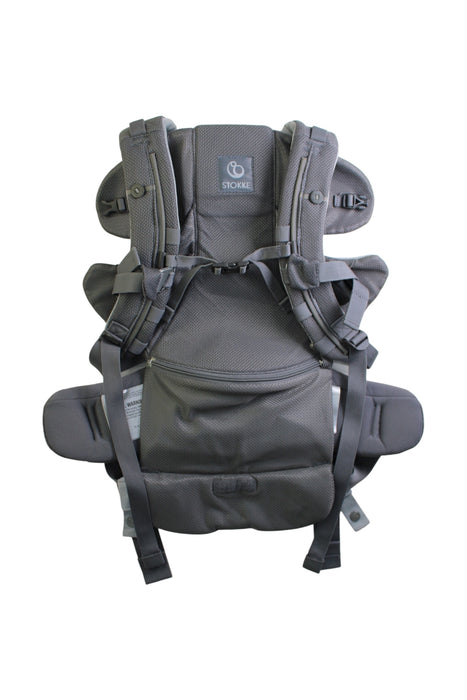 A Grey Baby Carriers from Stokke in size 0-3M for neutral. (Back View)