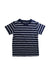 A Navy Short Sleeve T Shirts from Tommy Hilfiger in size 5T for boy. (Front View)