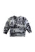 A Black Long Sleeve Tops from Molo in size 5T for boy. (Front View)