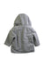 A Grey Coats from Petit Bateau in size 12-18M for girl. (Back View)