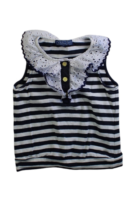 A Navy Sleeveless Tops from Nicholas & Bears in size 2T for girl. (Front View)