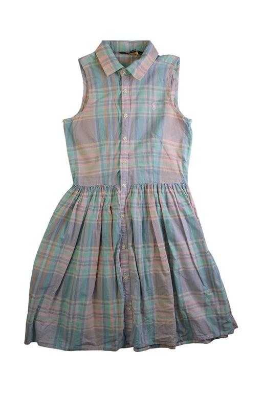 A Multicolour Sleeveless Dresses from Polo Ralph Lauren in size 14Y for girl. (Front View)