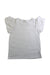 A White Sleeveless Tops from Crewcuts in size 8Y for girl. (Front View)