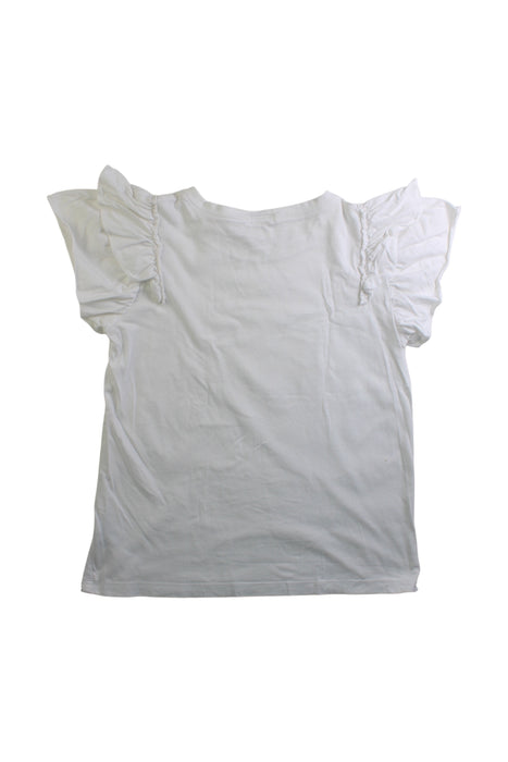 A White Sleeveless Tops from Crewcuts in size 8Y for girl. (Back View)