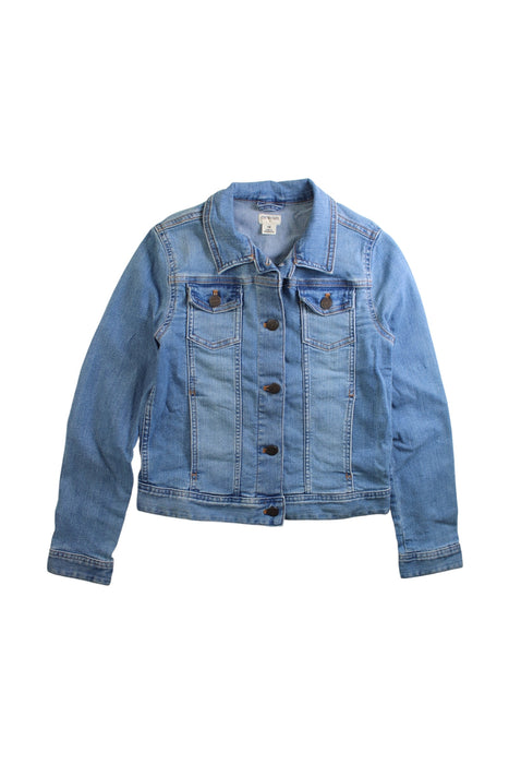 A Blue Lightweight Jackets from Crewcuts in size 12Y for girl. (Front View)