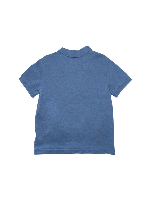 A Blue Short Sleeve Polos from Lacoste in size 5T for boy. (Back View)