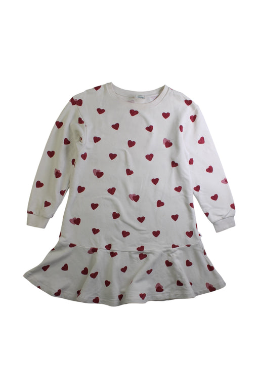 A White Long Sleeve Dresses from Gelato Pique in size 5T for girl. (Front View)