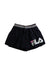 A Black Skorts from Fila in size 5T for girl. (Front View)