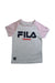 A White Short Sleeve T Shirts from Fila in size 4T for girl. (Front View)