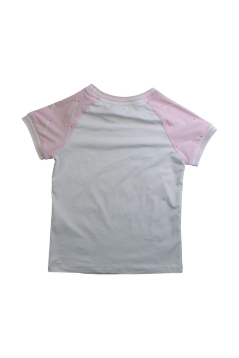A White Short Sleeve T Shirts from Fila in size 4T for girl. (Back View)