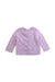 A Purple Cardigans from Bonpoint in size 6-12M for girl. (Front View)