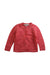 A Pink Cardigans from Bonpoint in size 6-12M for girl. (Front View)