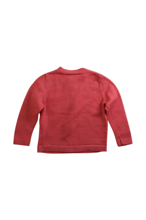 A Pink Cardigans from Bonpoint in size 6-12M for girl. (Back View)