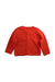 A Red Cardigans from Jacadi in size 6-12M for girl. (Back View)