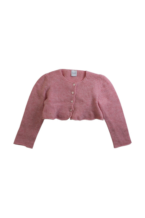 A Pink Cardigans from Rosalba Milano in size 6-12M for girl. (Front View)