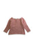A Red Long Sleeve Tops from Olivier London in size 12-18M for girl. (Front View)