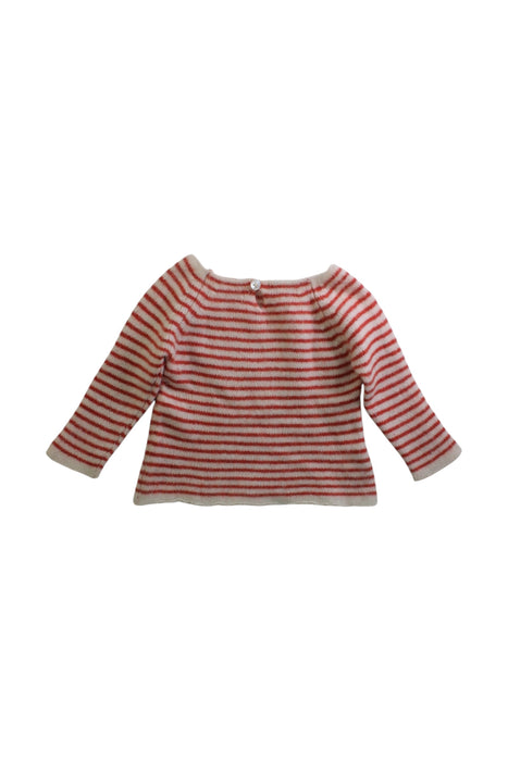 A Red Long Sleeve Tops from Olivier London in size 12-18M for girl. (Back View)