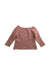 A Red Long Sleeve Tops from Olivier London in size 12-18M for girl. (Back View)