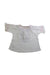 A White Short Sleeve Tops from Louis Louise in size 6-12M for girl. (Back View)