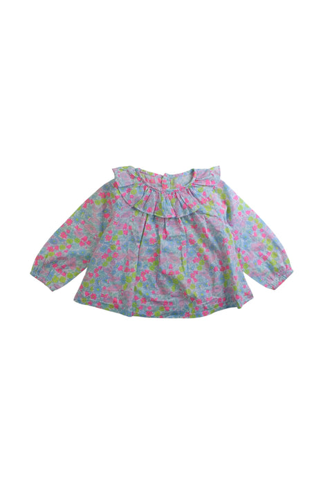 A Multicolour Long Sleeve Dresses from Jacadi in size 6-12M for girl. (Front View)