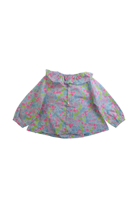 A Multicolour Long Sleeve Dresses from Jacadi in size 6-12M for girl. (Back View)