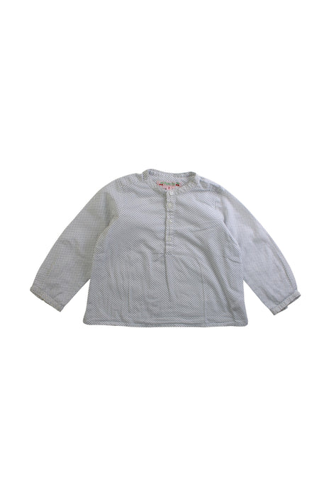 A White Long Sleeve Shirts from Bonpoint in size 2T for girl. (Front View)